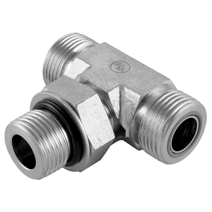 Burnett & Hillman 11/16" ORFS X 9/16" ORFS Tee 9715-06-06-06 - FluidAirFittings