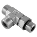 Burnett & Hillman 13/16" ORFS X 3/4" ORFS Tee 9716-08-08-08 - FluidAirFittings