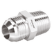 PANAM Male Stud Coupling 37° JIC 10MM NPTF 1/8" 214BM10N18 - FluidAirFittings