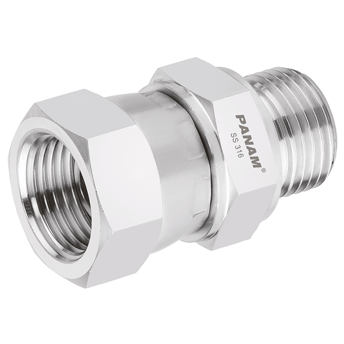 PANAM 1/8" BSP X 1/2"-20 UNF Male/Female 273M8G18 - FluidAirFittings