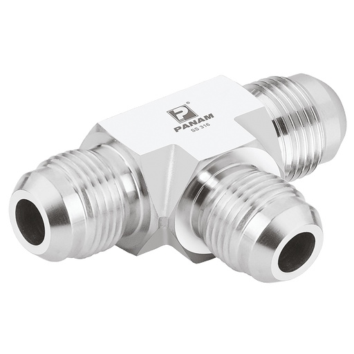 PANAM 9/16"-18 UNF Tee 207BM10 - FluidAirFittings