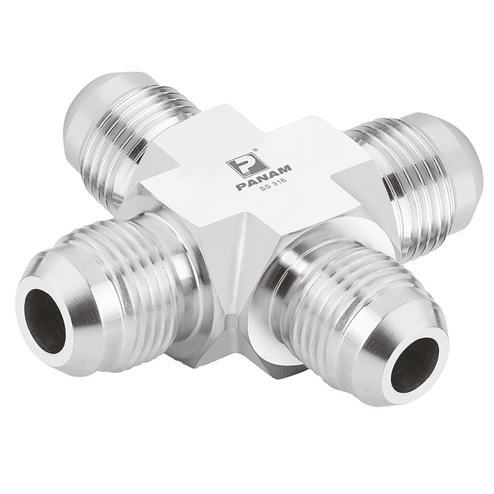 PANAM 7/16" JIC Union Cross SS 320M6U716 - FluidAirFittings