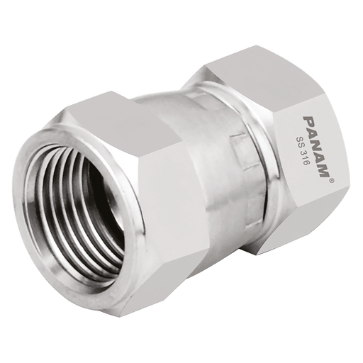 PANAM 06MM OD X 7/16" JIC SW SS Cap 289M6U716 - FluidAirFittings