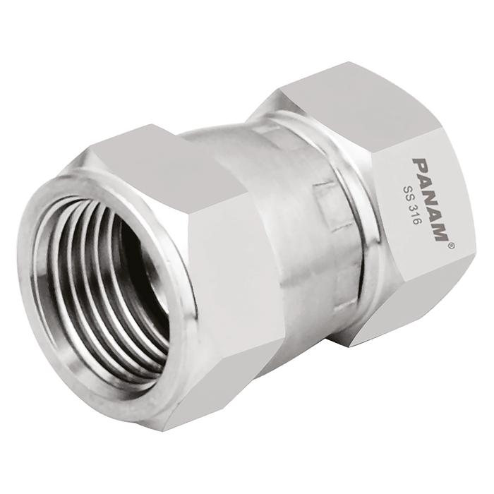 PANAM 06MM OD X 7/16" JIC SW SS Cap 289M6U716 - FluidAirFittings