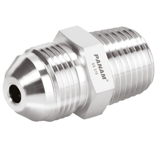 PANAM 1/2" NPT X 3/4" JIC Male/Male 8N-8J-MM-10K - FluidAirFittings