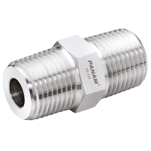 PANAM 1" NPT X 3/8" NPT Male/Male 16N-6N-MM-10K - FluidAirFittings