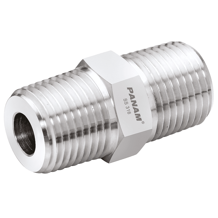 PANAM 1" NPT X 3/8" NPT Male/Male 16N-6N-MM-10K - FluidAirFittings