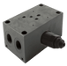 FT Pro - CM5-3G-ADJ CETOP 5 3 Steel Manifold Steel c/w Pressure Relief Valve - FluidAirFittings