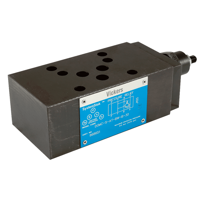 Vickers by Danfoss CETOP 5 Pressure Relief Module 868650 - FluidAirFittings