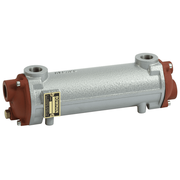 Bowman 3/4" BSP Female EC-14 Series Oil Cooler 77 LPM Fresh Water EC120-1425-3 - FluidAirFittings