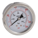 FT Pro 1/4" BSPP 63MM Centre Back Pressure Gauge 0-10 Bar Glycerine G63-010RG - FluidAirFittings