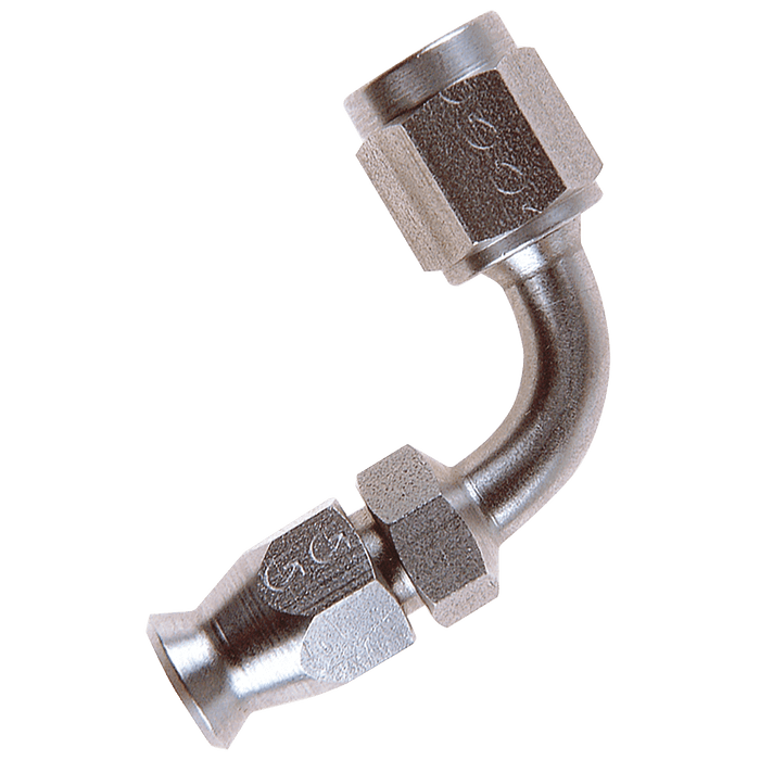 Goodridge 3/8" UNF 90° Reusable Elbow for 600 Hose Zinc Plated Cs 6091-03P - FluidAirFittings