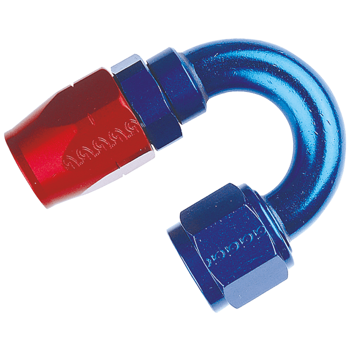 Goodridge 9/16" X 18 JIC/UNF Female Swept 180° Alloy Fitting for 200 & 210 Hose 236-18006 - FluidAirFittings