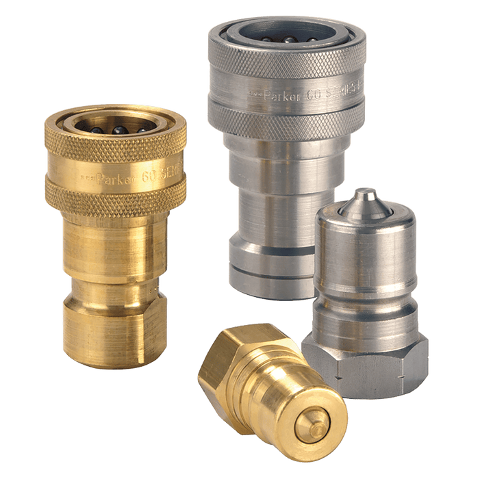 Parker 1" BSP Parallel Female Coupling H8-62-BSPP - FluidAirFittings