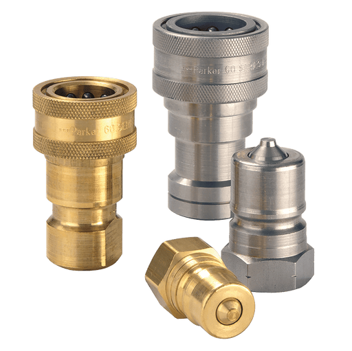 Parker 1/8" BSP Parallel Female Plug H1-63-BSPP - FluidAirFittings