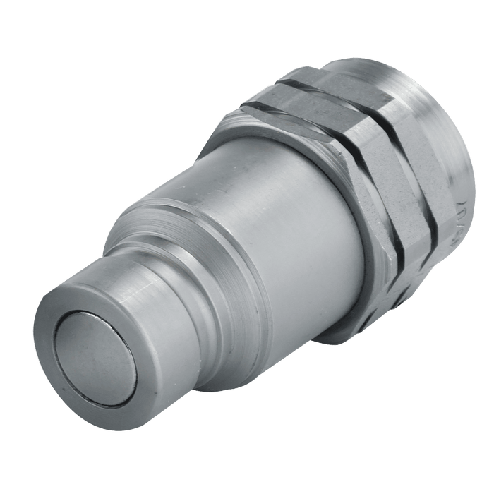 Holmbury 1.1/4" BSP Female Valved Hydraulic Quick Release Flat Face HQ Series FM10-20 - FluidAirFittings
