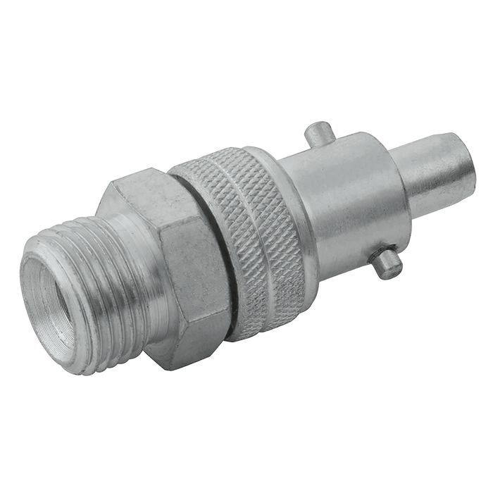 FT Pro 1/4" BSPP Male Twist-Air Plug Halves - Swivel TAPS14M - FluidAirFittings