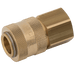 Parker Rectus 1/4" BSPP Female Coupling 13KAIW13MPX - FluidAirFittings