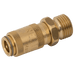 Parker Rectus M5 Metric Male Coupling 20KBAM05MPX - FluidAirFittings