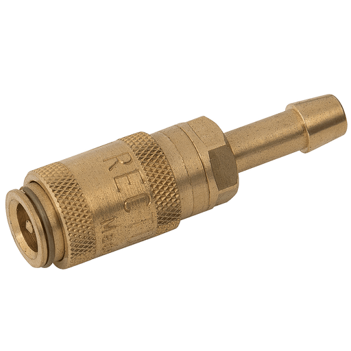 Parker Rectus 04MM Hose Tail Coupling DS Brass 20KBTF04MPX - FluidAirFittings