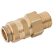 Parker Rectus 1/4" BSPP Male Coupling 21KBAW13MPX - FluidAirFittings