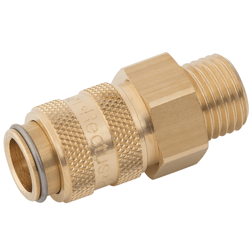 Parker Rectus 1/8" BSPP Male Coupling 21KBAW10MPX - FluidAirFittings