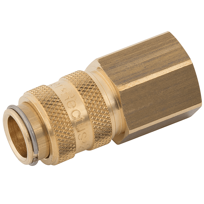 Parker Rectus 1/4" BSPP Female Coupling 21KBIW13MPX - FluidAirFittings