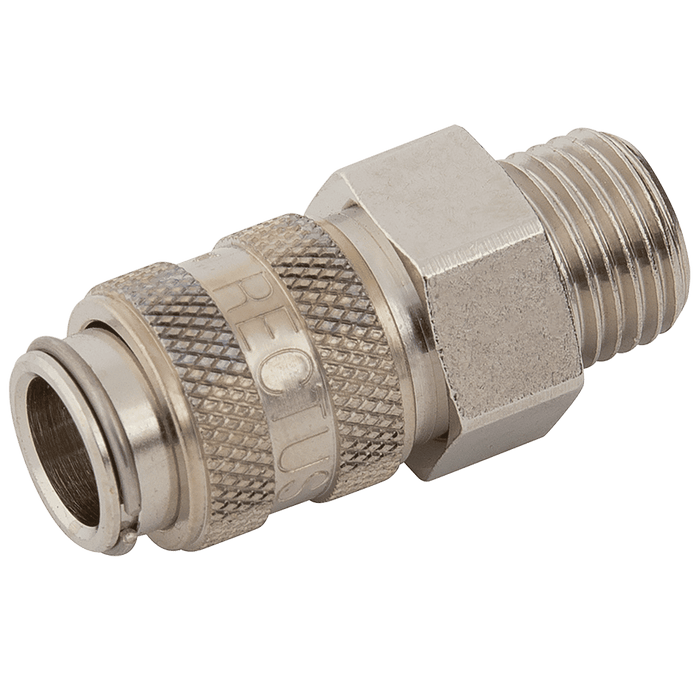 Parker Rectus 1/4" BSPP Male Coupling 21KSAW13MPN - FluidAirFittings