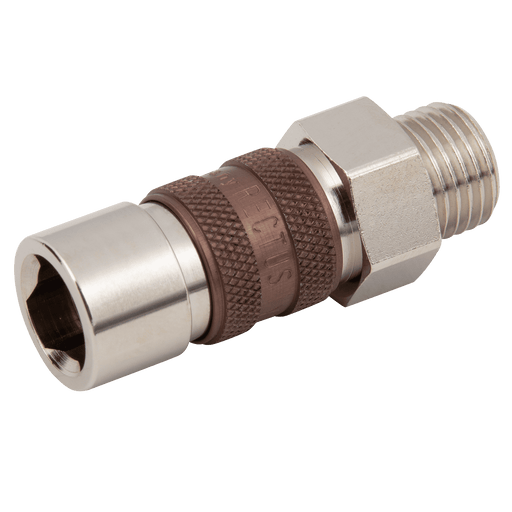 Parker Rectus 1/4" BSPP Male Coupling 21KAAW13MPN0 - FluidAirFittings