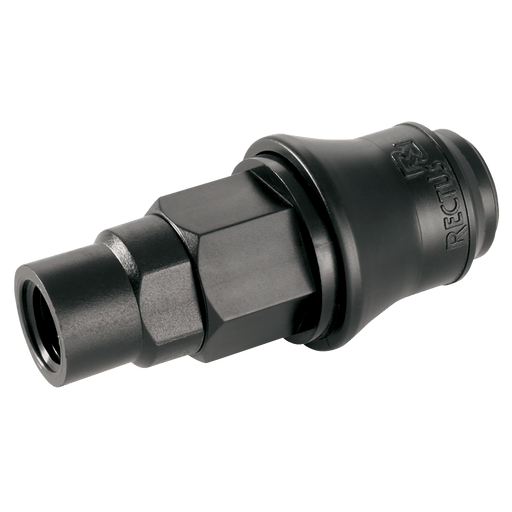 Parker Rectus 1/4" BSPP Female Coupling 21KBIW13DPX - FluidAirFittings