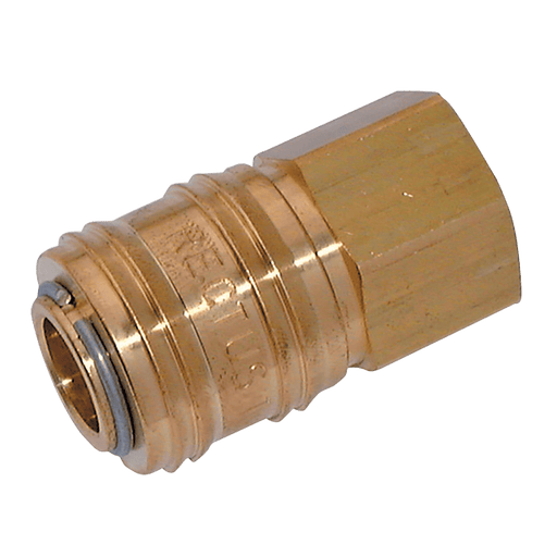 Parker Rectus 1/4" BSPP Female Coupling 24KAIW13MPX - FluidAirFittings