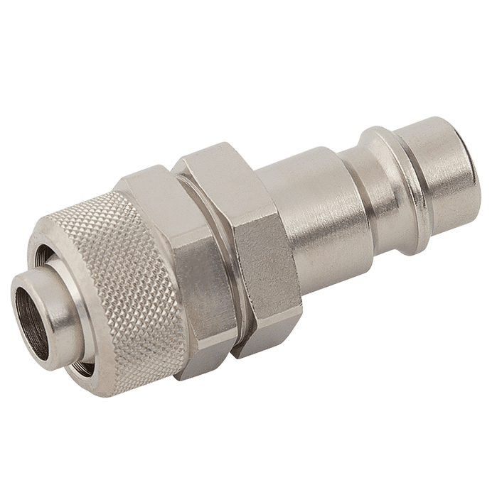 Parker Rectus Tema 12X10MM OD Hose Plug & Nut Brass Nickel 25SFKO12MXN - FluidAirFittings
