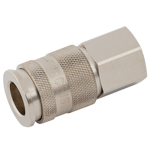 Parker Rectus 1/4" BSPP Female Coupling 27KAIW13MPN - FluidAirFittings