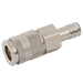 Parker Rectus 10MM Hose Tail Coupling Brass Nickel 27KATF10MPN - FluidAirFittings