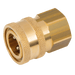 Parker Rectus 3/8" BSPP Female Plug 45KFIW17MVX - FluidAirFittings