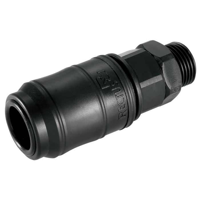 Parker Rectus 1/2" BSPP Male Coupling 48KBAW21DPX - FluidAirFittings