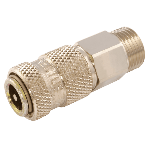Parker Rectus 3/8" BSPP Male Coupling 52KBAW17SPN - FluidAirFittings