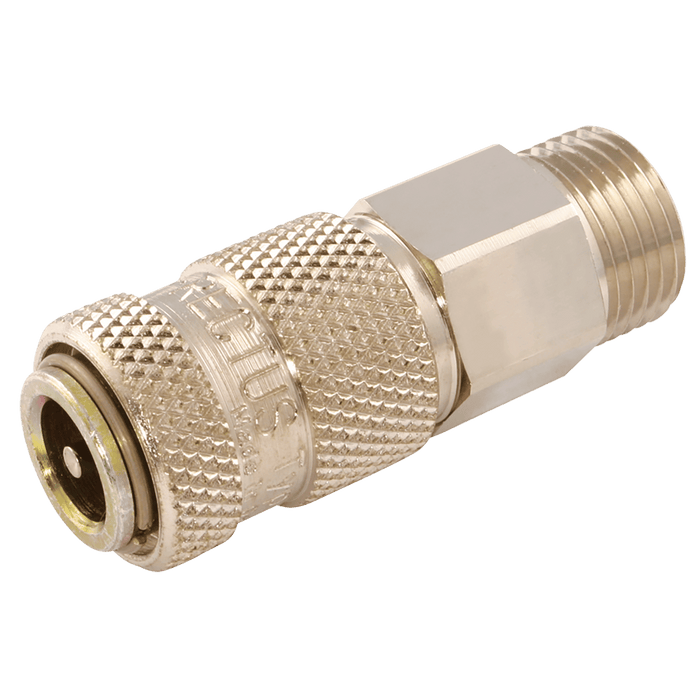 Parker Rectus 3/8" BSPP Male Coupling 52KBAW17SPN - FluidAirFittings