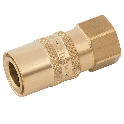 Parker Rectus 1/4" BSPP Female Coupling 86KBIW13MVX - FluidAirFittings