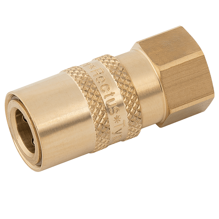 Parker Rectus 1/4" BSPP Female Coupling 86KFIW13MVX - FluidAirFittings