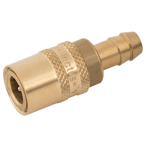 Parker Rectus 1/4" Hose Tail Coupling Viton Straight 86KBTF06MVX - FluidAirFittings