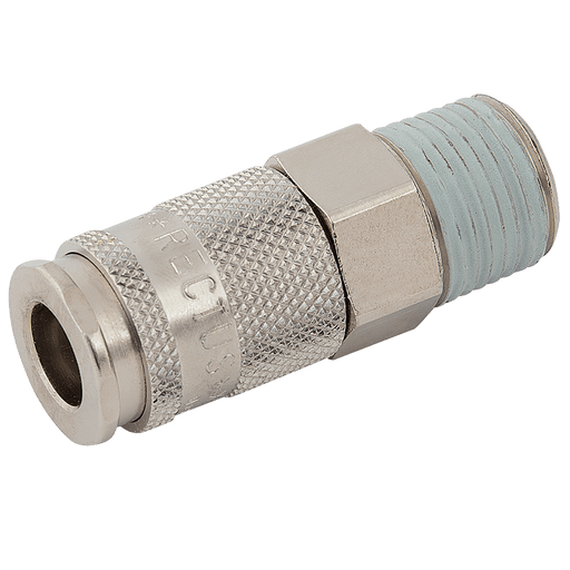 Parker Rectus 3/8" BSPT Male Coupling 95KSAK17BPN - FluidAirFittings