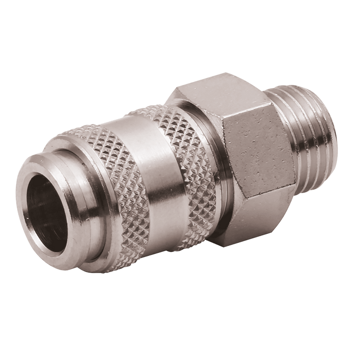 PCL 1/4" BSPP Male Mini Coupling AC11CM - FluidAirFittings