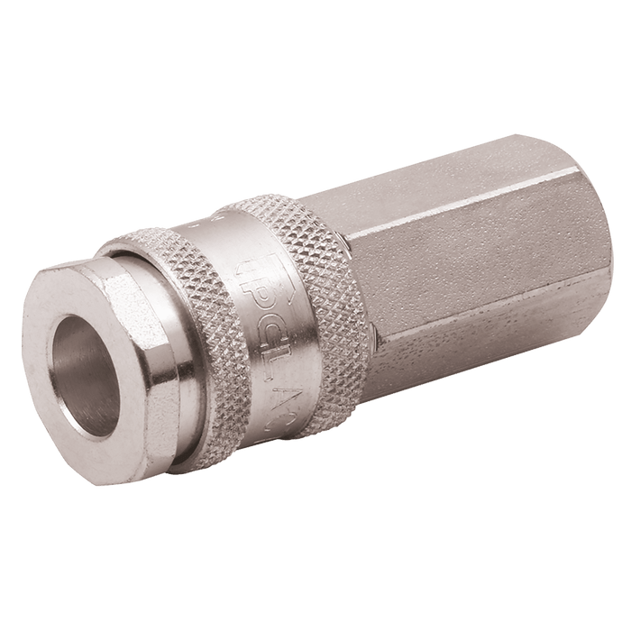 PCL 3/8" BSPP Female ISO B12 Coupling AC75EF - FluidAirFittings