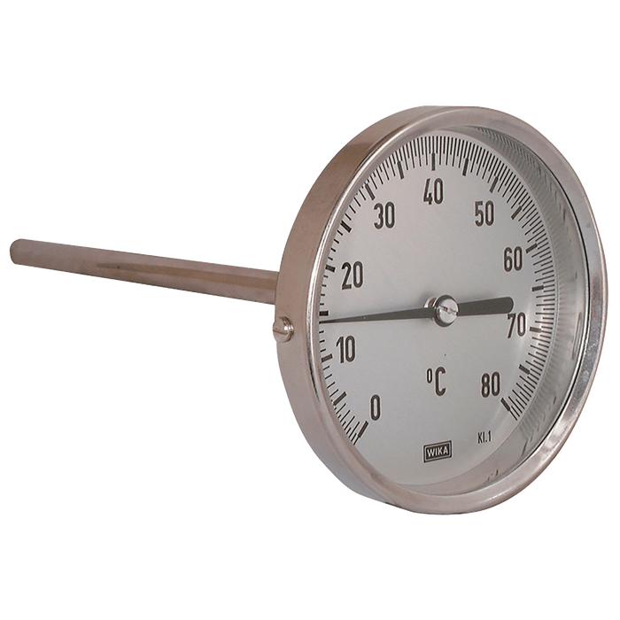 WIKA 0-60°C Bi-Metallic Thermometer WTG160-60 - FluidAirFittings