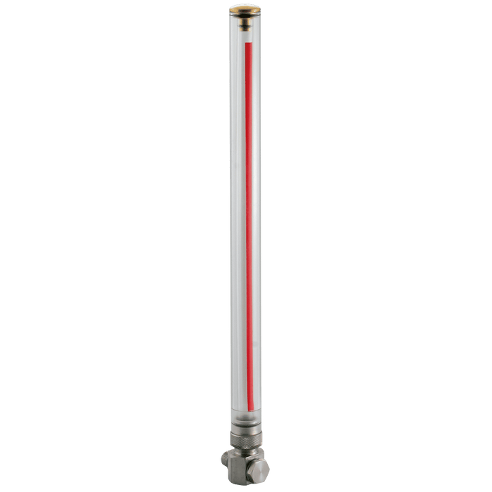 Seetru 1/2" BSP Fluid Level Gauge w/o Thermometer Centres 400MM SEE84400 - FluidAirFittings