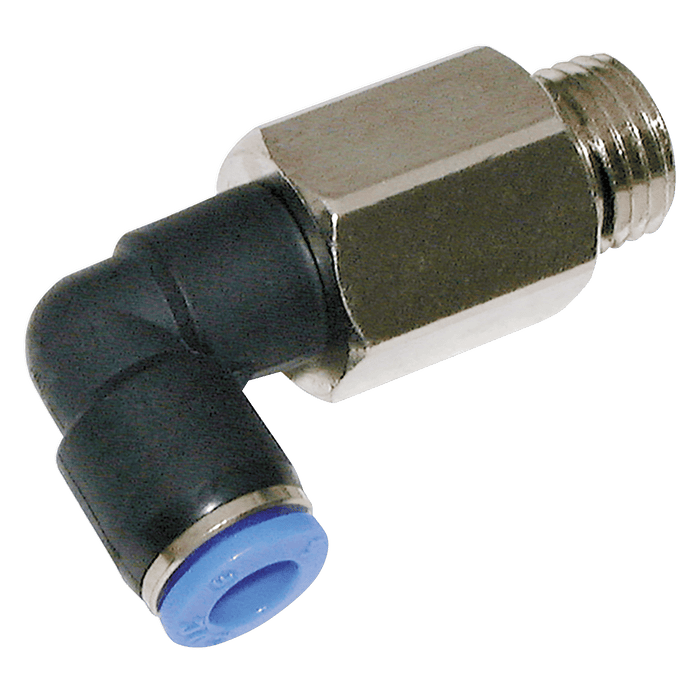 FT Pro 12MM OD X 3/8" BSPP Male Stud Ext Elbow 2033-9180 - FluidAirFittings