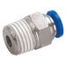 FT Pro 5/32" OD X 1/4" NPT Male Stud Hexagonal 2110-7859 - FluidAirFittings