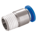 FT Pro 5/32" OD X 10-32 UNF Male Stud Round 2110-8121 - FluidAirFittings