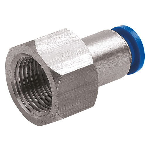 FT Pro 5/16" OD X 1/4" NPT Female Stud Push-in Hex 2110-8485 - FluidAirFittings